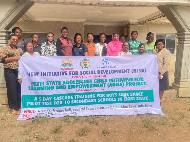 Ekiti AGILE Launches Safe Space Programme for Boys